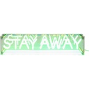 Table Lamp LED Font STAY AWAY