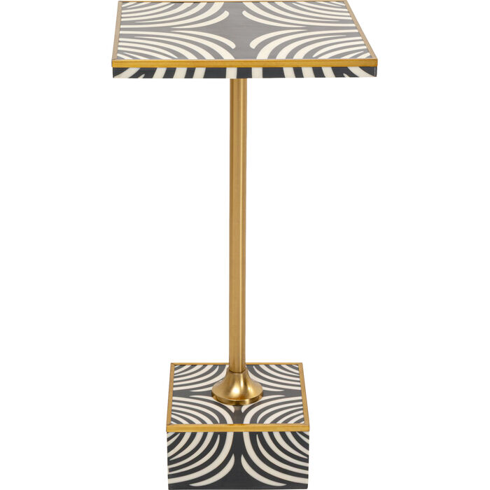 Side Table Zebra 25x25cm